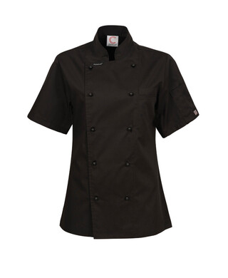 WORKWEAR, SAFETY & CORPORATE CLOTHING SPECIALISTS - LADIES EXECUTIVE CHEF lightweight S/S jacket