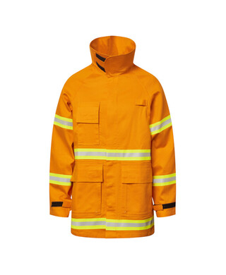 WORKWEAR, SAFETY & CORPORATE CLOTHING SPECIALISTS - WILDLANDER Wildland Fire-Fighting Jacket with  triple trim YSL305 Tape