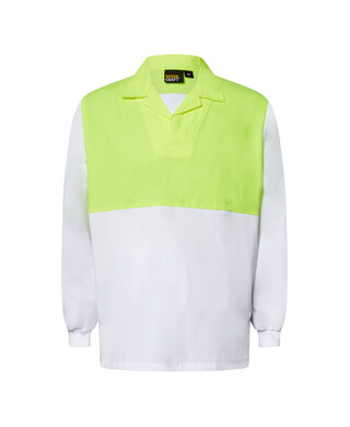 WORKWEAR, SAFETY & CORPORATE CLOTHING SPECIALISTS - JACSHIRT LS RIB CUF&NECK INSER