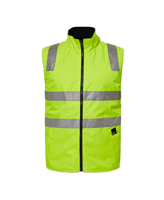 WORKWEAR, SAFETY & CORPORATE CLOTHING SPECIALISTS - WET WEATHER REVERSIBLE VEST WITH  CSR1303-6A