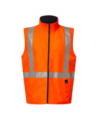 WORKWEAR, SAFETY & CORPORATE CLOTHING SPECIALISTS - DEW NSW RAIL X TAPE VEST