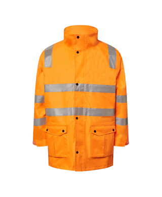 WORKWEAR, SAFETY & CORPORATE CLOTHING SPECIALISTS - HAIL VIC RAIL OUTER JKT W/TAPE