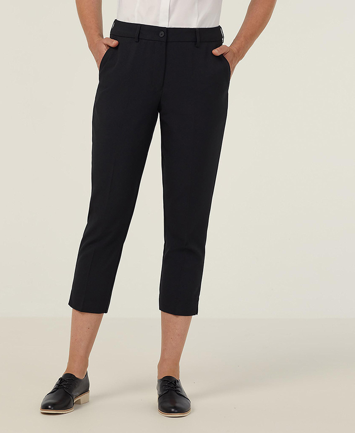 WORKWEAR, SAFETY & CORPORATE CLOTHING SPECIALISTS - Black Helix 3/4 Length Pant