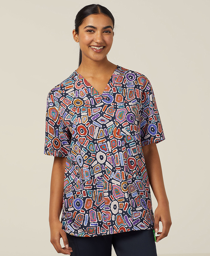 WORKWEAR, SAFETY & CORPORATE CLOTHING SPECIALISTS - NEW Water Dreaming Scrub Top