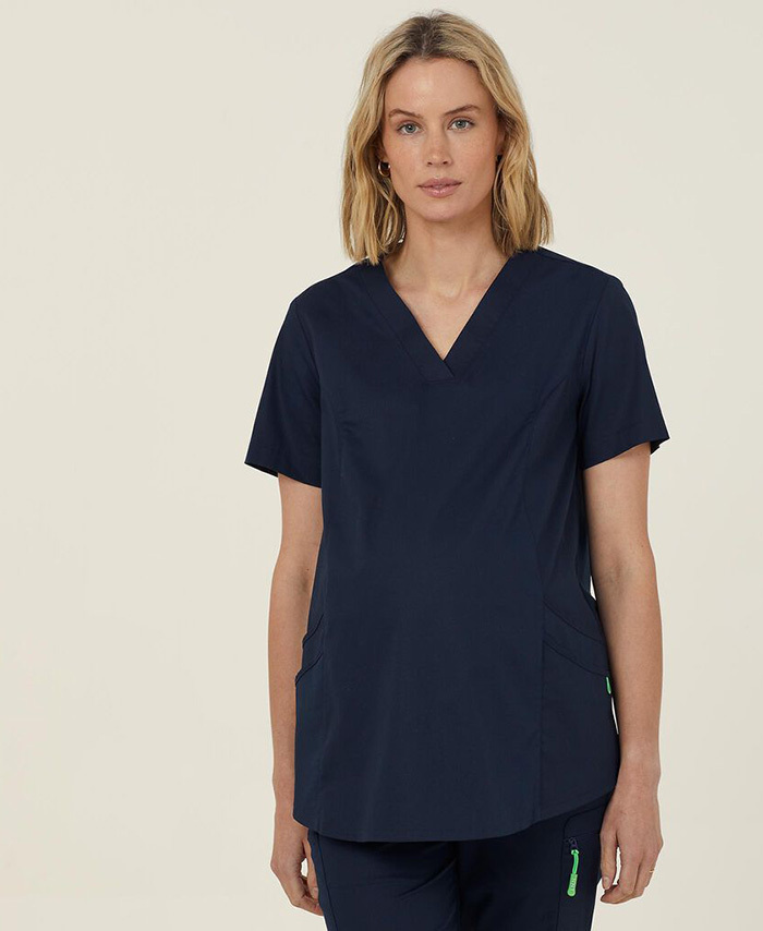 WORKWEAR, SAFETY & CORPORATE CLOTHING SPECIALISTS - Next-Gen Antibacterial Maternity Scrub Top