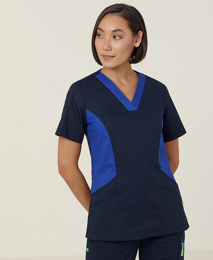 WORKWEAR, SAFETY & CORPORATE CLOTHING SPECIALISTS - NIGHTINGALE V Neck Classic Scrub  Top 