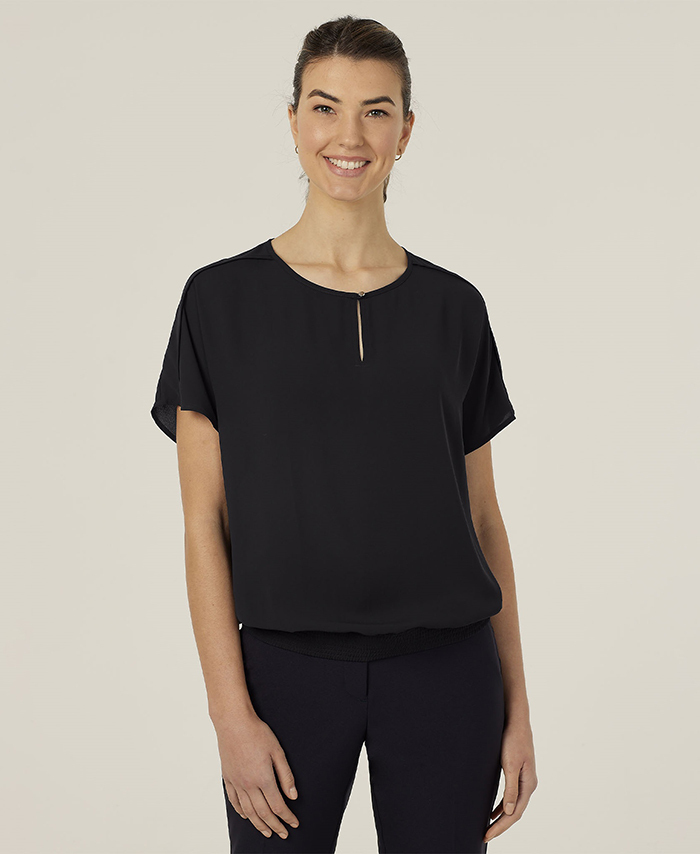 WORKWEAR, SAFETY & CORPORATE CLOTHING SPECIALISTS - NEW S/S Stretch Hem Top
