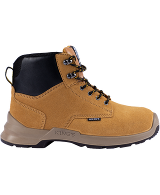 WORKWEAR, SAFETY & CORPORATE CLOTHING SPECIALISTS - Kings 15 - Boot, Lace Up Zip Side, Suede Leather - 15-532Z