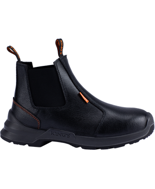 WORKWEAR, SAFETY & CORPORATE CLOTHING SPECIALISTS - Kings 15 - Boot, Elastic Side, Rambler Leather - 15-580