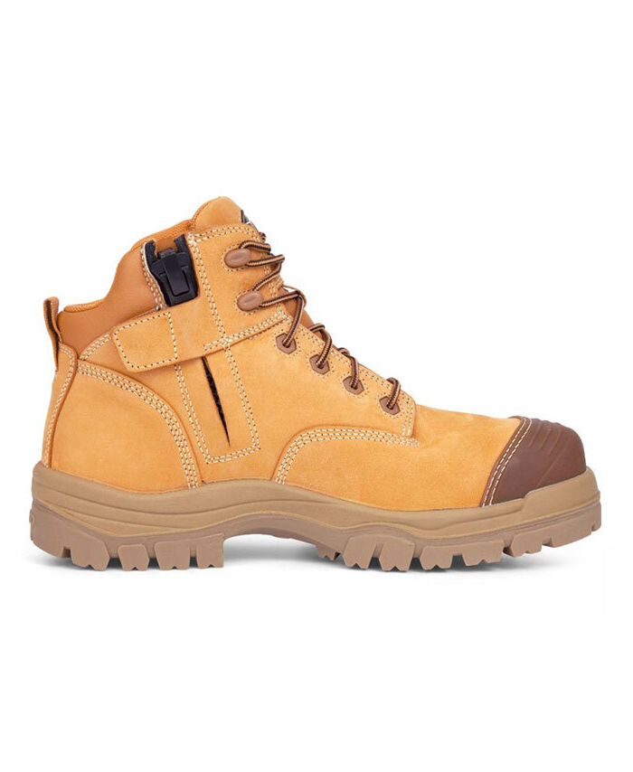 WORKWEAR, SAFETY & CORPORATE CLOTHING SPECIALISTS - AT 45 - 130mm Zip Side Lace Up Hiker - 45-630Z