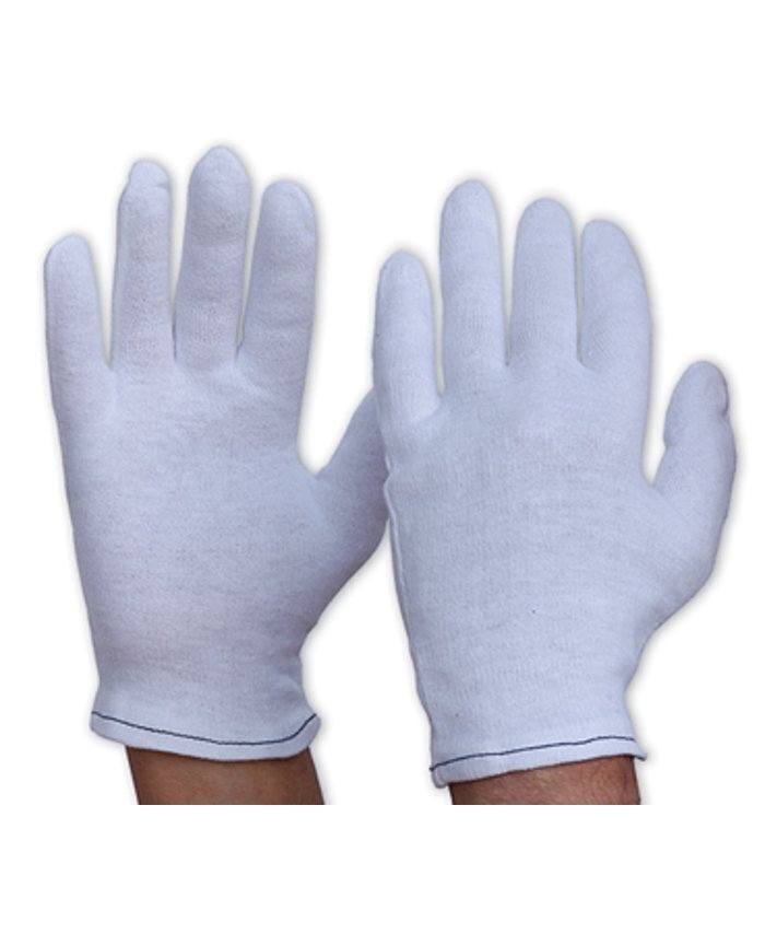 WORKWEAR, SAFETY & CORPORATE CLOTHING SPECIALISTS - Interlock Poly/Cotton Liner Knit Wrist Gloves