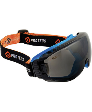WORKWEAR, SAFETY & CORPORATE CLOTHING SPECIALISTS - PROTEUS G1 SAFETY GOGGLES SMOKE LENS