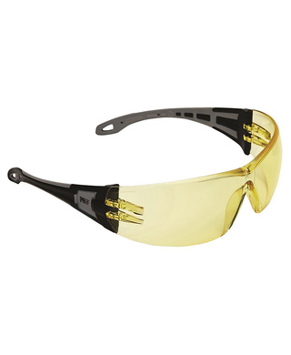 WORKWEAR, SAFETY & CORPORATE CLOTHING SPECIALISTS - DISCONTINUED - The General Safety Glasses Amber Lens