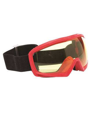 WORKWEAR, SAFETY & CORPORATE CLOTHING SPECIALISTS - DISCONTINUED - Inferno FR Goggle / Red Frame Amber Lens