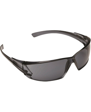 WORKWEAR, SAFETY & CORPORATE CLOTHING SPECIALISTS - DISCONTINUED - Breeze Mkii Safety Glasses Smoke Lens