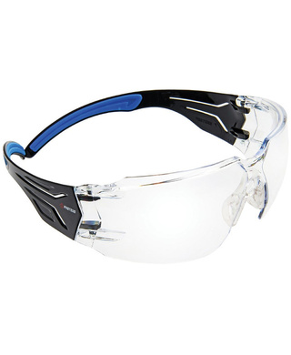 WORKWEAR, SAFETY & CORPORATE CLOTHING SPECIALISTS - PROTEUS 4 SAFETY GLASSES CLEAR LENS SUPER FLEX ARMS