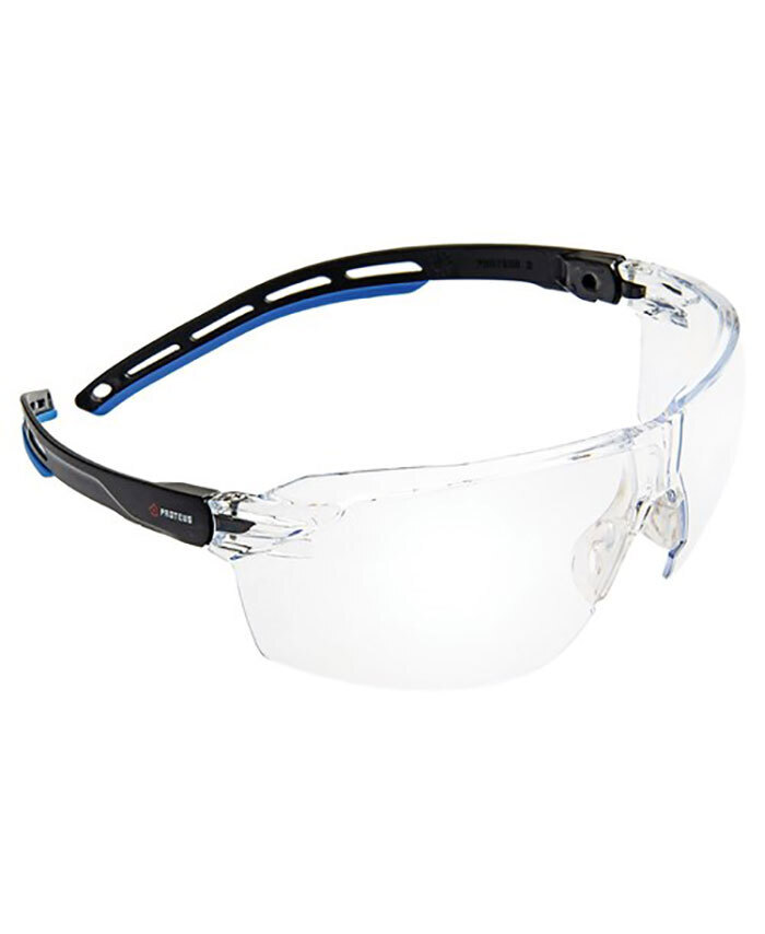 WORKWEAR, SAFETY & CORPORATE CLOTHING SPECIALISTS - PROTEUS 3 SAFETY GLASSES CLEAR LENS SUPER LIGHT SPEC