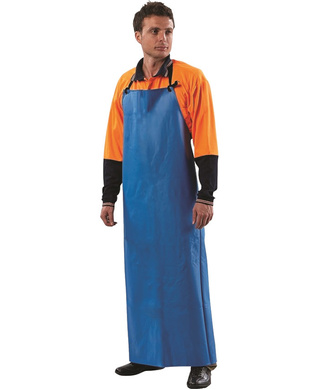 WORKWEAR, SAFETY & CORPORATE CLOTHING SPECIALISTS - PVC Apron 90cm X 120cm Blue