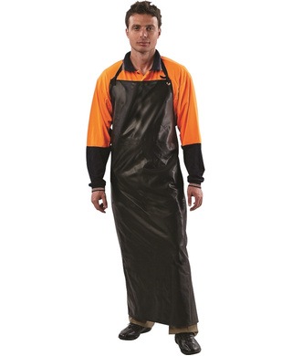 WORKWEAR, SAFETY & CORPORATE CLOTHING SPECIALISTS - PVC Apron 90cm X 120cm Black