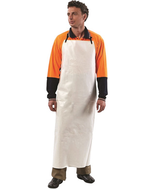 WORKWEAR, SAFETY & CORPORATE CLOTHING SPECIALISTS - PVC Apron 90cm X 120cm White