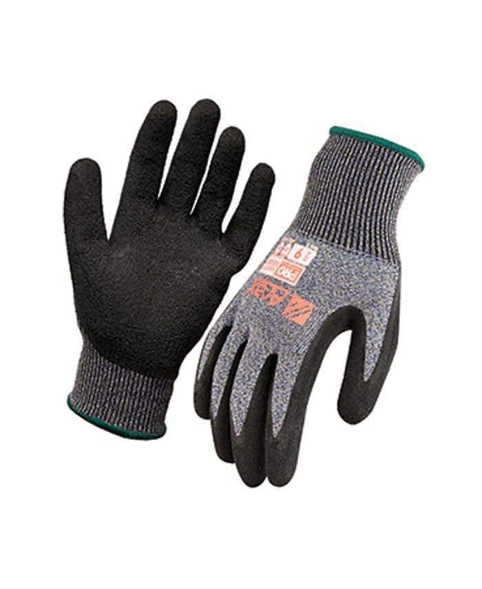 WORKWEAR, SAFETY & CORPORATE CLOTHING SPECIALISTS - Arax Latex Crinkle Dip On 13G Liner Glove