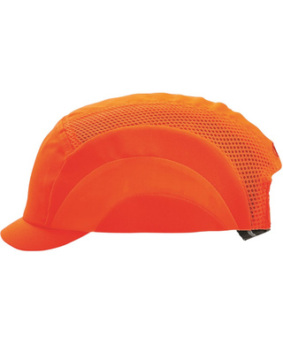 WORKWEAR, SAFETY & CORPORATE CLOTHING SPECIALISTS - Bump Cap - Micro Peak Fluro Orange