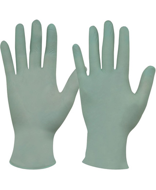 WORKWEAR, SAFETY & CORPORATE CLOTHING SPECIALISTS - Biodegradable Disposable Green Nitrile Powder Free Gloves