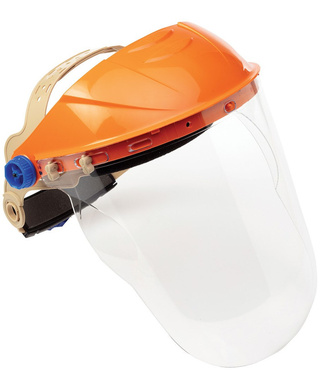 WORKWEAR, SAFETY & CORPORATE CLOTHING SPECIALISTS - Striker Browguard Visor with Chinguard