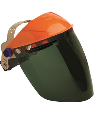 WORKWEAR, SAFETY & CORPORATE CLOTHING SPECIALISTS - DISCONTINUED - Striker Browguard With Shade 5 Visor Shade 5 Lens