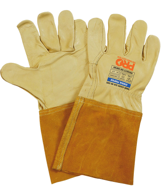 WORKWEAR, SAFETY & CORPORATE CLOTHING SPECIALISTS - Cow Grain Rigger with Extended Cuff