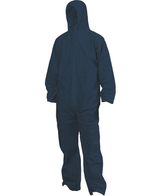 WORKWEAR, SAFETY & CORPORATE CLOTHING SPECIALISTS - BarrierTech SMS Coveralls Blue (MOQ 5)