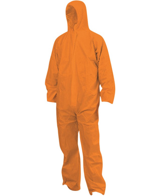 WORKWEAR, SAFETY & CORPORATE CLOTHING SPECIALISTS - BarrierTech SMS Coveralls Orange (MOQ 5)