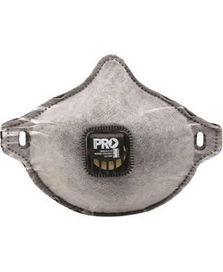 WORKWEAR, SAFETY & CORPORATE CLOTHING SPECIALISTS - Filterspec Replacement Dust Masks P2+Valve+Carbon - Black - One Size