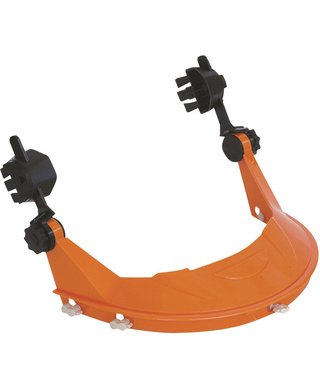 WORKWEAR, SAFETY & CORPORATE CLOTHING SPECIALISTS - Hard Hat Browguard Attachment Orange