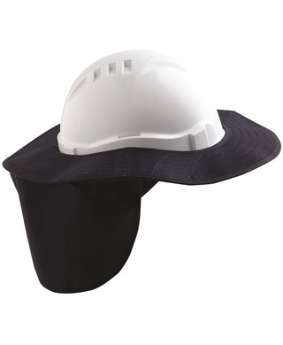 WORKWEAR, SAFETY & CORPORATE CLOTHING SPECIALISTS - Blue V6 & V9 Hard Hat Brim - Plastic/ Polyester