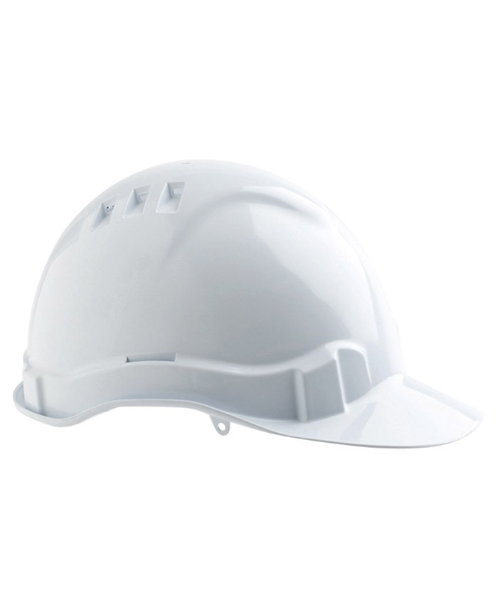 WORKWEAR, SAFETY & CORPORATE CLOTHING SPECIALISTS - V6 Hard Hat Vented Pushlock Harness - White