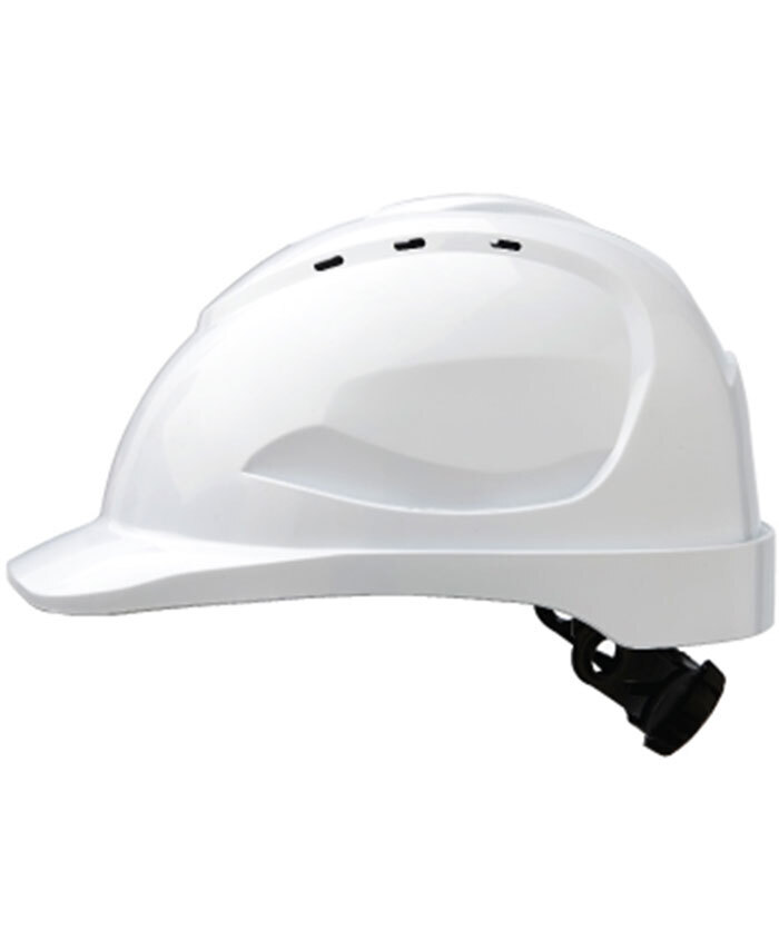 WORKWEAR, SAFETY & CORPORATE CLOTHING SPECIALISTS - V9 Hard Hat Vented Ratchet Harness - White