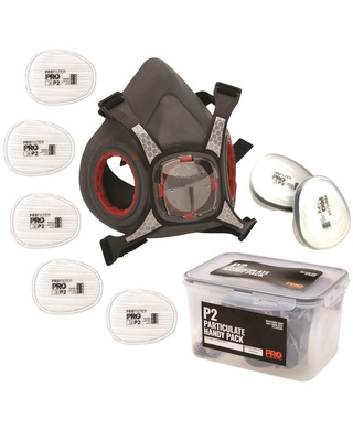 WORKWEAR, SAFETY & CORPORATE CLOTHING SPECIALISTS - Maxi Mask 2000 Half Face Respirator Particulate Handy Pack