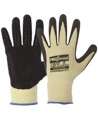 WORKWEAR, SAFETY & CORPORATE CLOTHING SPECIALISTS - DISCONTINUED - 13 Gauge Knitted Kevlar With Black Nitrile Palm Gloves