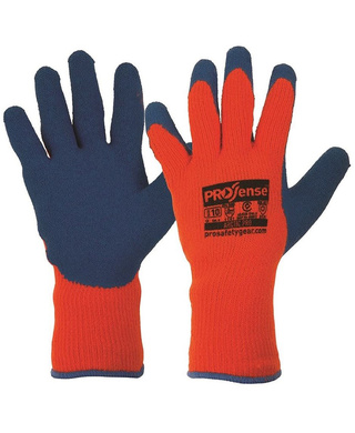 WORKWEAR, SAFETY & CORPORATE CLOTHING SPECIALISTS - DISCONTINUED - Prosense Arctic Pro With Blue Latex Palm Gloves