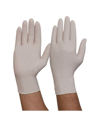 WORKWEAR, SAFETY & CORPORATE CLOTHING SPECIALISTS - Disposable Latex Powdered Gloves (MOQ 10)