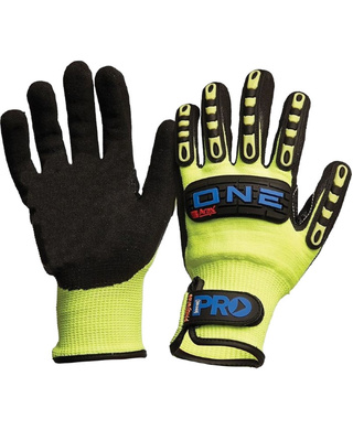 WORKWEAR, SAFETY & CORPORATE CLOTHING SPECIALISTS - Arax ONE Nitrile Foam / Cut Resistant Liner Rubber Back Gloves
