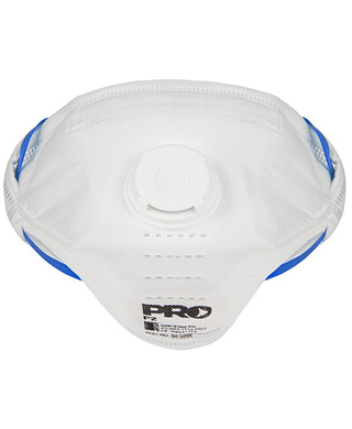 WORKWEAR, SAFETY & CORPORATE CLOTHING SPECIALISTS - DISCONTINUED - Horizontal Flat Fold P2 Respirator with Valve Box of 10