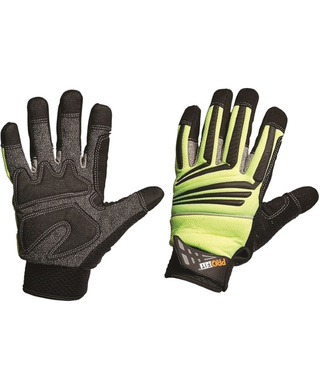 WORKWEAR, SAFETY & CORPORATE CLOTHING SPECIALISTS - Profit Protec Hi-Vis Yellow Gloves