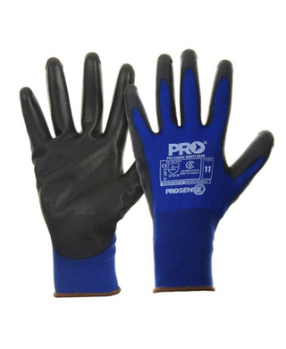 WORKWEAR, SAFETY & CORPORATE CLOTHING SPECIALISTS - PROSENSE PROLITE ECO PU GLOVE 12PR BULK PACK (MOQ 12)