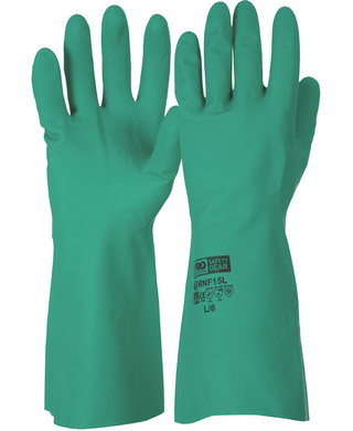 WORKWEAR, SAFETY & CORPORATE CLOTHING SPECIALISTS - Green Nitrile Gloves (MOQ 12)