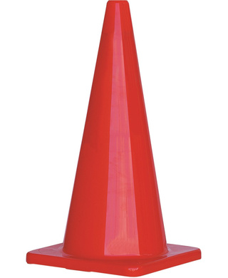 WORKWEAR, SAFETY & CORPORATE CLOTHING SPECIALISTS - Orange PVC Traffic Cones 700mm
