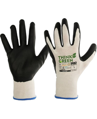 WORKWEAR, SAFETY & CORPORATE CLOTHING SPECIALISTS - THINK GREEN Nitrile Dip Recycled Glove