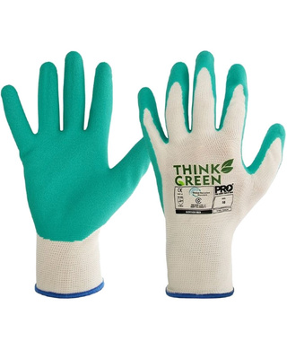 WORKWEAR, SAFETY & CORPORATE CLOTHING SPECIALISTS - THINK GREEN Latex Grip Recycled Glove