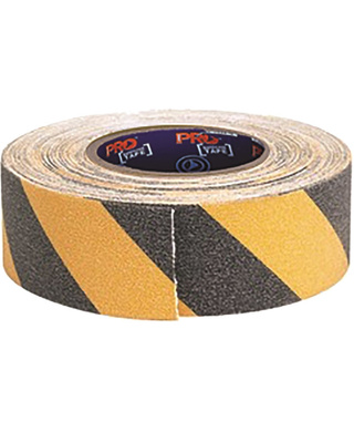 WORKWEAR, SAFETY & CORPORATE CLOTHING SPECIALISTS - Self Adhesive Non Slip Hazard Tape Yellow & Black. 18m x 50mm